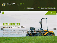 Tablet Screenshot of faccosergio.it